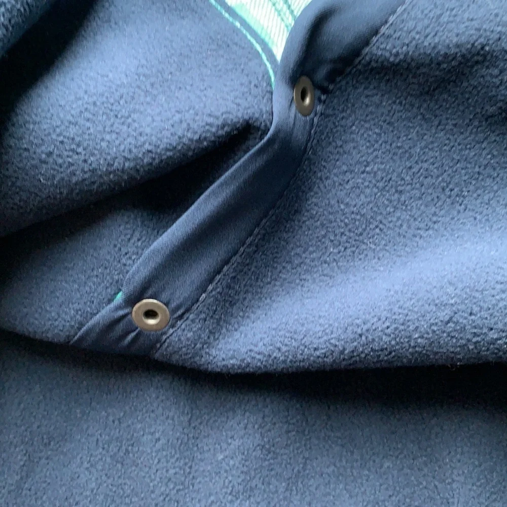 Orvis Fleece lined check button up jacket Shacket